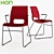 Sleek HON Stacking Chair: Comfort and Style 3D model small image 1