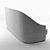 Jacqueline Baker Sofa: Elegant and Versatile Seating 3D model small image 2