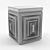 Baker Jade Accent Table: Sleek and Stylish Furnishing 3D model small image 2