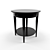 Modern Steel Coffee Table 3D model small image 1