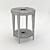 Sleek Black Ecto Table 3D model small image 2