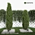 Exterior Landscaping Set: Ivy & Arch Options 3D model small image 1