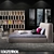 Elevated Comfort: Bonaldo Amos Bed 3D model small image 1