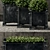 Vintage Inspired Zinc Planters 3D model small image 2