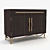 Elegant Etude Cabinet: V-Ray 3D Model 3D model small image 1