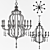 Elegant Waterloo Chandelier: V-Ray Render 3D model small image 2