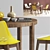 Italian Calligaris Tables & Chairs 3D model small image 2