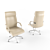 Elegant Ergonomic Executive Chair 3D model small image 1