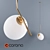 Modern Round Lamp 3D model small image 1