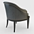 Elegant Ralph Lauren Home Chair 3D model small image 2