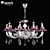 Anemone Osgona: Elegant Crystal Chandelier 3D model small image 1