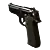 High-Performance Beretta M9 Pistol 3D model small image 2