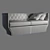 Rugiano Giselle Sofa: Elegant and Luxurious 3D model small image 2