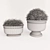 Nature's Delight: Decor Set (2 Pots) 3D model small image 3