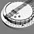 Authentic Banjo Instrument 3D model small image 3