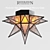 Glimmering Mercury Glass Star 3D model small image 1