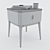 Elegant Indigo Bedside Table by Philipp Selva 3D model small image 2