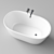 Aquatica Lullaby Nano White: Enjoy a Dreamy Bath 3D model small image 2