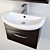 Aquaton Aria Pendant with Grohe Mixer 3D model small image 2