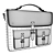 Stylish CrazyHorse Leather Bag 3D model small image 3