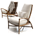 McGuirefurniture PETAL Lounge Chair 3D model small image 1