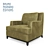 Elegant Rauma Armchair: Stylish, Comfortable 3D model small image 1