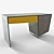 Sleek Writing Desk - Multiple Finishes 3D model small image 1