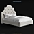 Modern Elegance: Adler Queen Bed 3D model small image 1