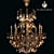 Elegant Schonbek Renaissance Chandelier 3D model small image 1
