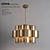 Elegant Arabelle Pendant Lighting 3D model small image 1