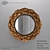 Elegant Niota Wall Mirror 3D model small image 1