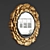 Elegant Niota Wall Mirror 3D model small image 2