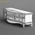 Carpenter Wall Unit B - Stylish & Functional 3D model small image 3