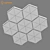 Favo Lightstar LED Ceiling Chandelier 3D model small image 3