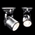 Vienna FD1049PCB: Sleek Spot Light by FEDE 3D model small image 1