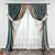 Elegant Modern Curtain Set 3D model small image 2