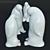 MHLIVING Ice Penguin Sculpture 3D model small image 2