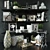 Versatile Shelf Decor Set 3D model small image 1