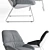 Cosmo Armchair Bay: Stylish Comfort for Your Home 3D model small image 3