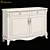 Small Sofa Back Cabinet - Carpenter 230 3D model small image 1