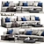 Modern Molteni&C SLOANE Sofa Set 3D model small image 1
