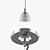 Modern Industrial Dunn Pendant Light 3D model small image 2