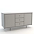 Modern Industrial Console Table 3D model small image 2