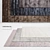 Silky Grey Angelo Rug: Elegant and Modern 3D model small image 1