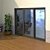 Schuco ASS 70.HI Sliding Door: Custom Sizes, Versatile Design 3D model small image 2