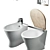 Elegant Formosa Ceramic Basin 3D model small image 3