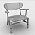 Title: Carl Hansen CH22 Chair: Legendary Danish Design 3D model small image 3