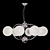 Arte Palla 8-Light Chandelier 3D model small image 1