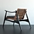 Sleek Altra Chair: By Alexander Diaz 3D model small image 2