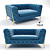 Title: Elegant Belle Epoque Chesterfield 3D model small image 1